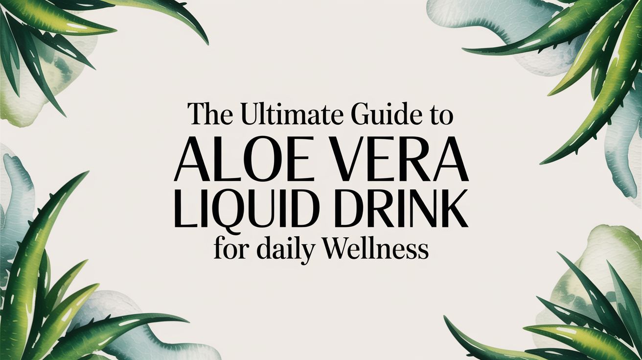 The Ultimate Guide to Aloe Vera Liquid Drink for Daily Wellness