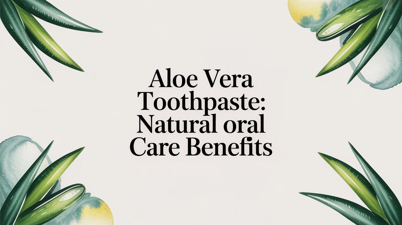 Aloe Vera Toothpaste: A Guide to Natural Oral Care in 2026