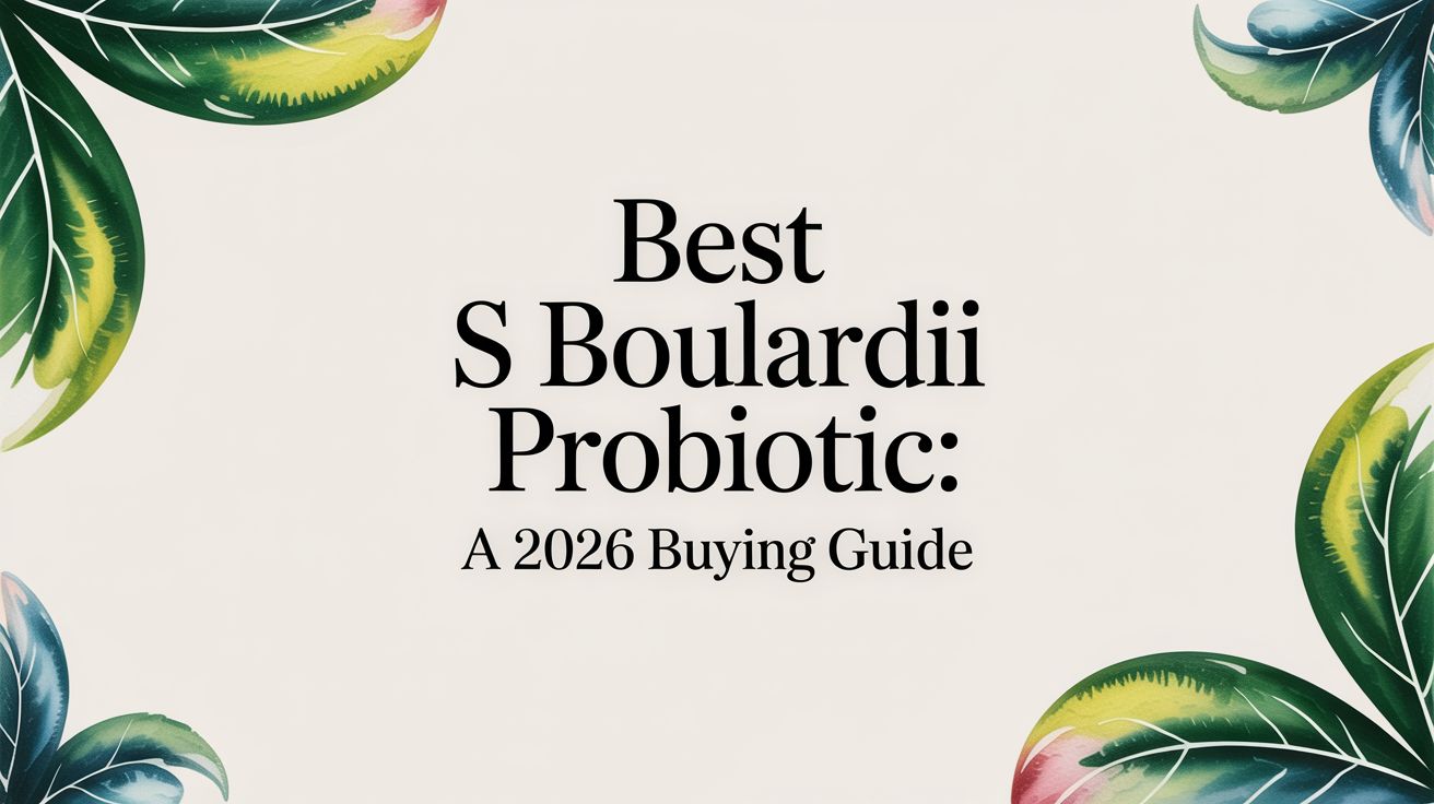 Best S Boulardii Probiotic: A 2026 Buying Guide