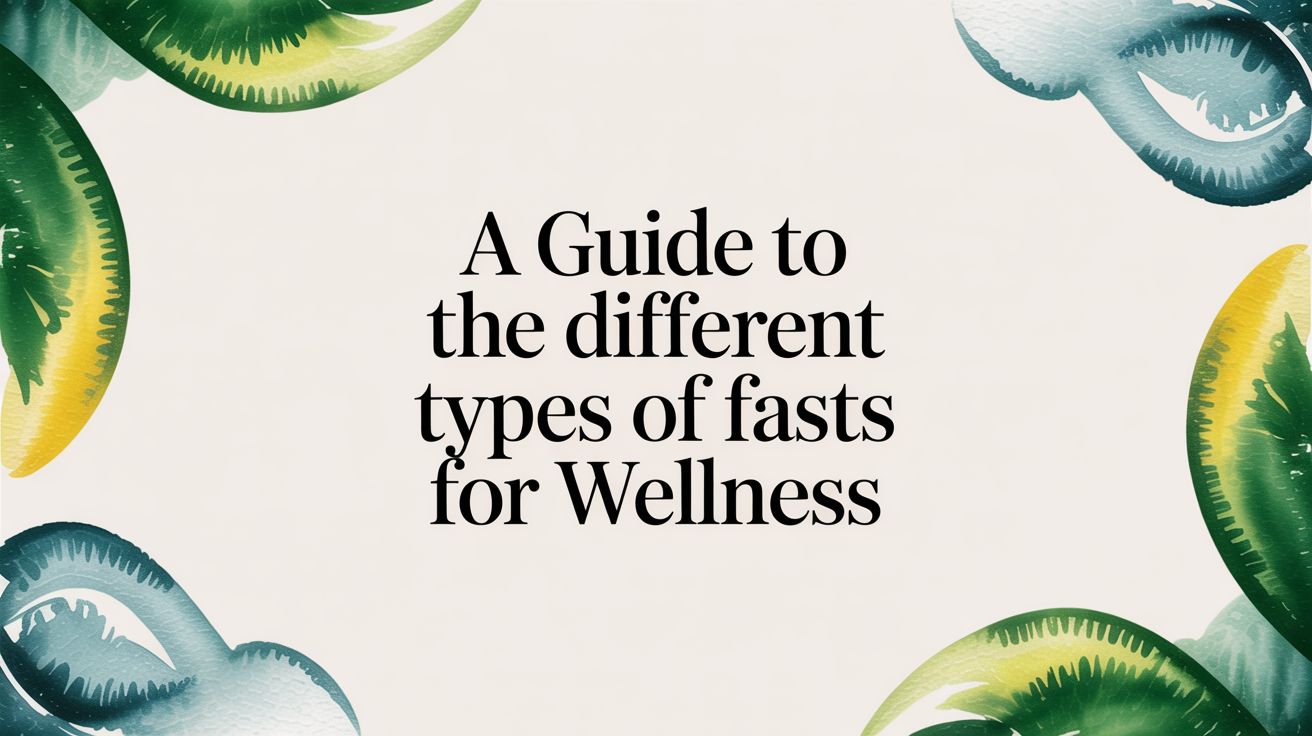 A Guide to the Different Types of Fasts for Wellness