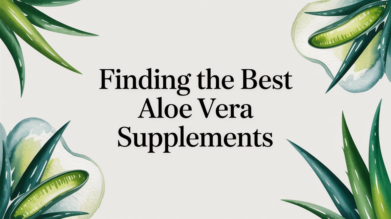 Finding the Best Aloe Vera Supplements