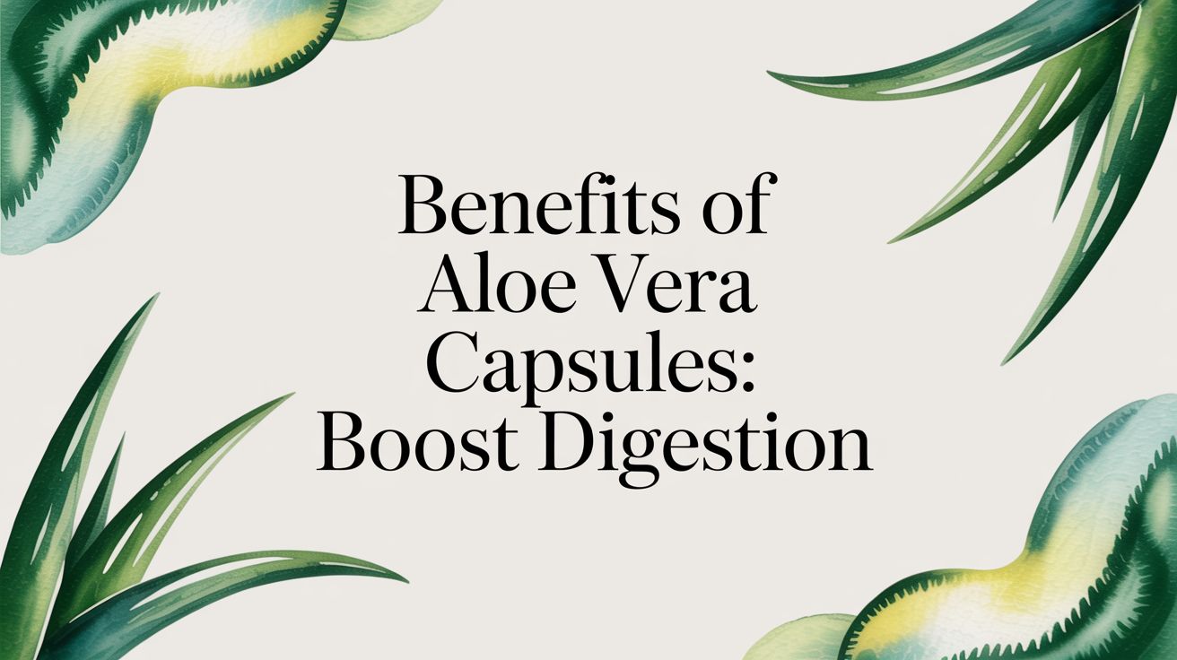 Unlocking the Benefits of Aloe Vera Capsules: A Guide to Daily Wellness