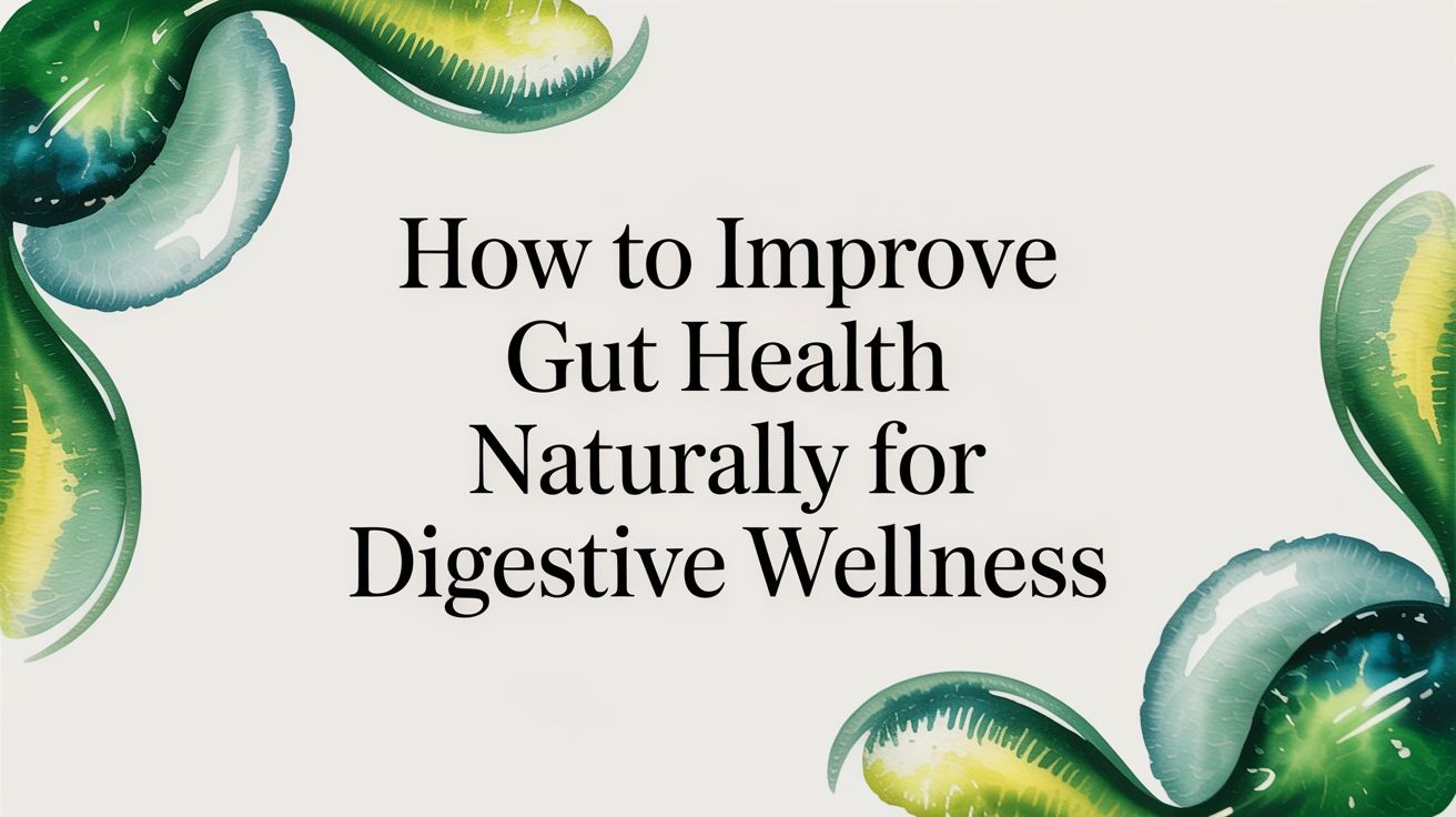 How to Improve Gut Health Naturally for Digestive Wellness