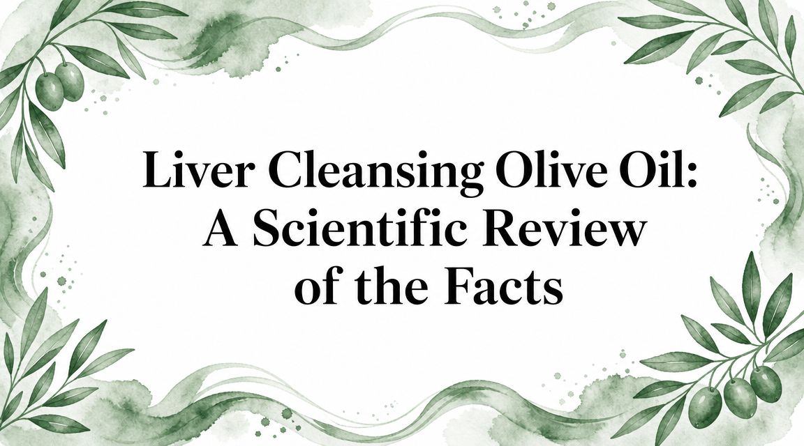 Liver Cleansing Olive Oil: A Scientific Review of the Facts