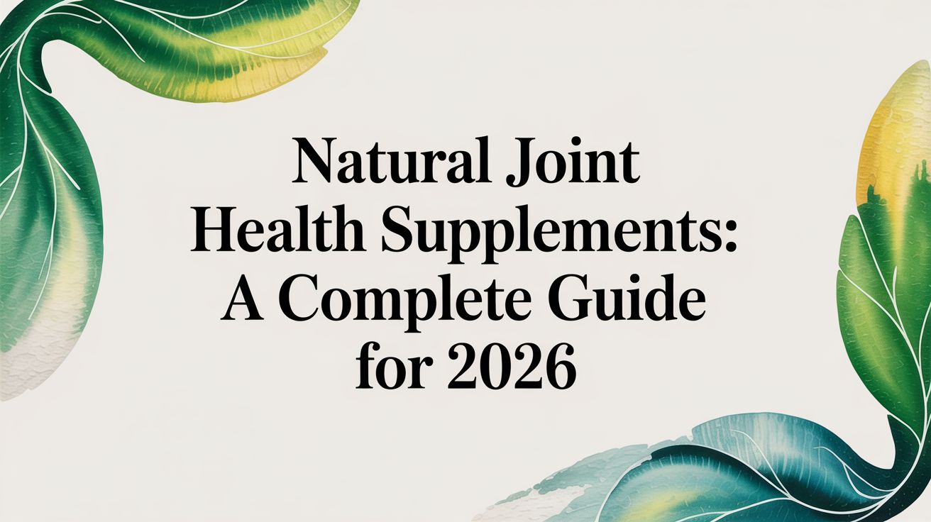 Natural Joint Health Supplements: A Complete Guide for 2026