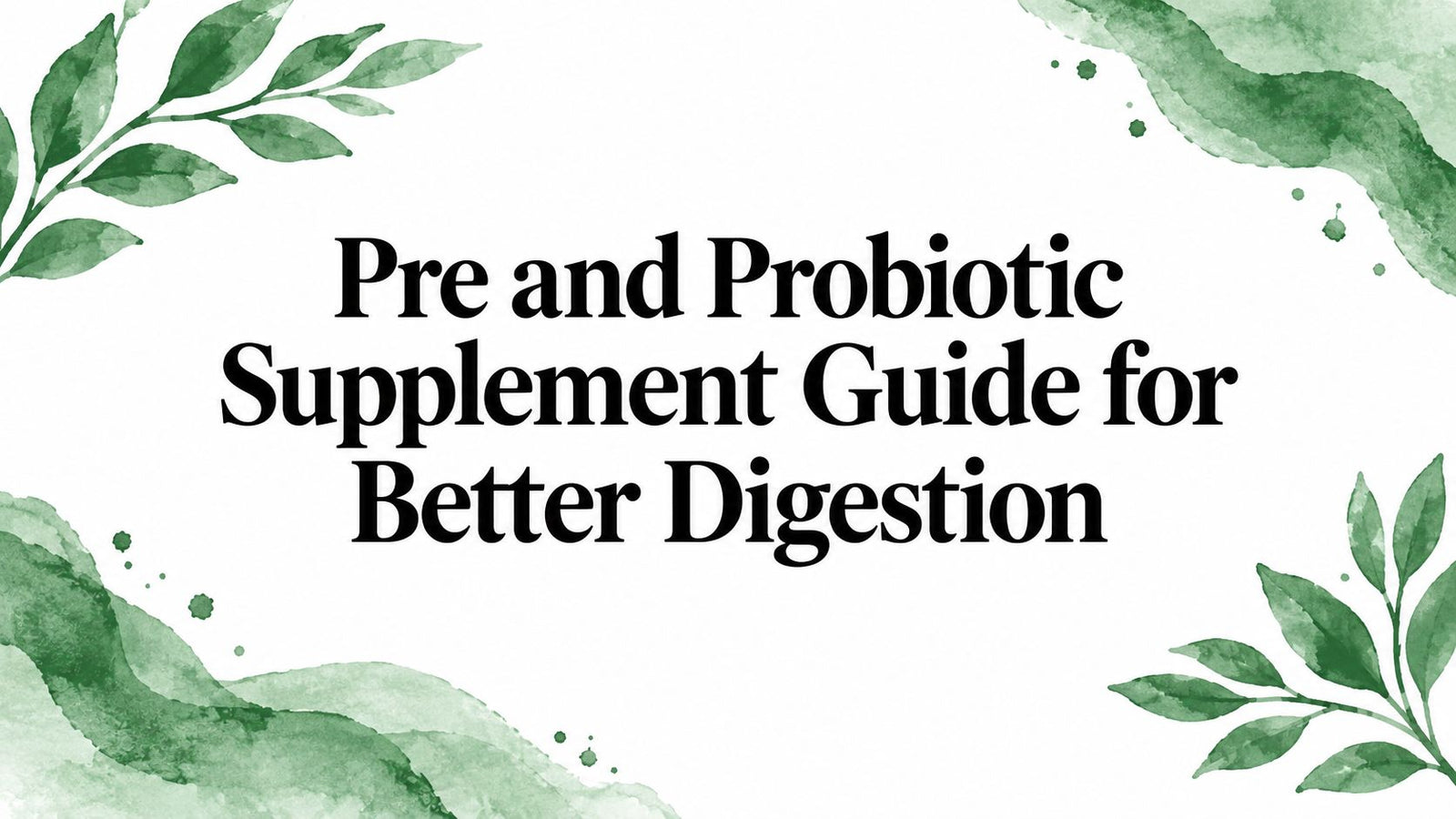 Pre and Probiotic Supplement Guide for Better Digestion
