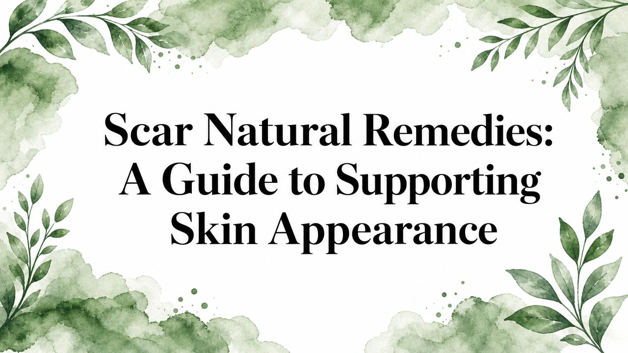 Scar Natural Remedies: A Guide to Supporting Skin Appearance