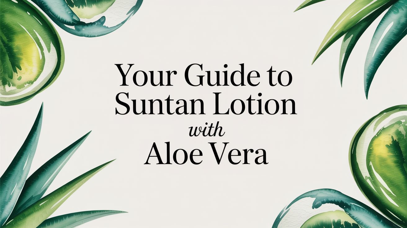 Your Guide to Suntan Lotion with Aloe Vera