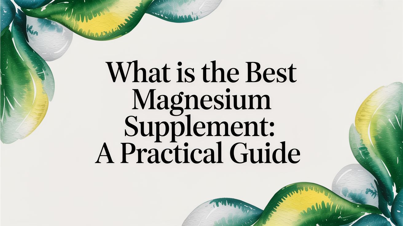 What is the best magnesium supplement: a practical guide
