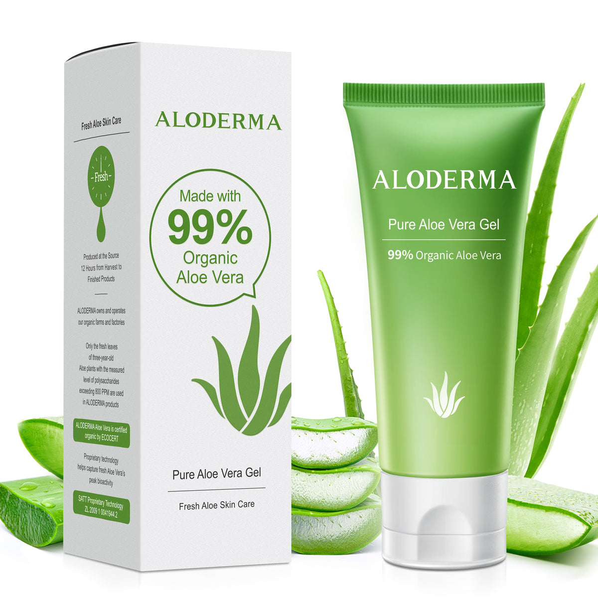 ALODERMA Pure Aloe Vera Gel - 45g