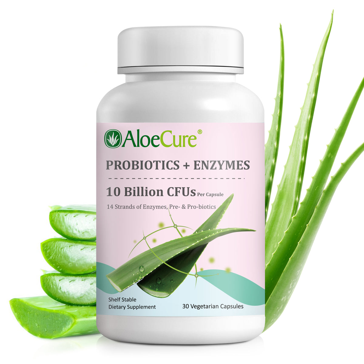 Aloe Digestive Essentials Bundle - Digestive Support with Probiotics + Enzymes, &amp; Aloe Vera Gel