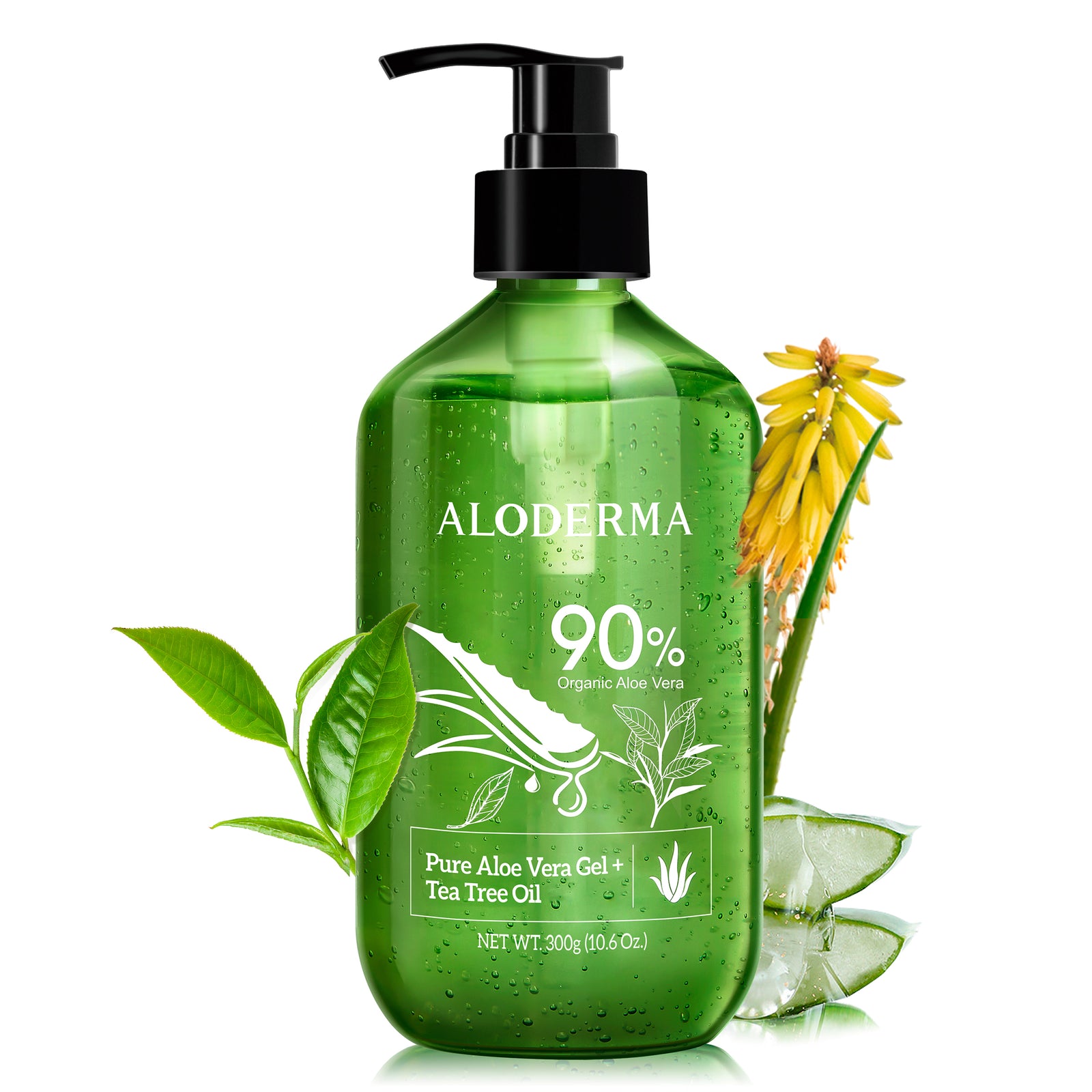 ALODERMA Pure Aloe Vera Gel + Tea Tree Oil