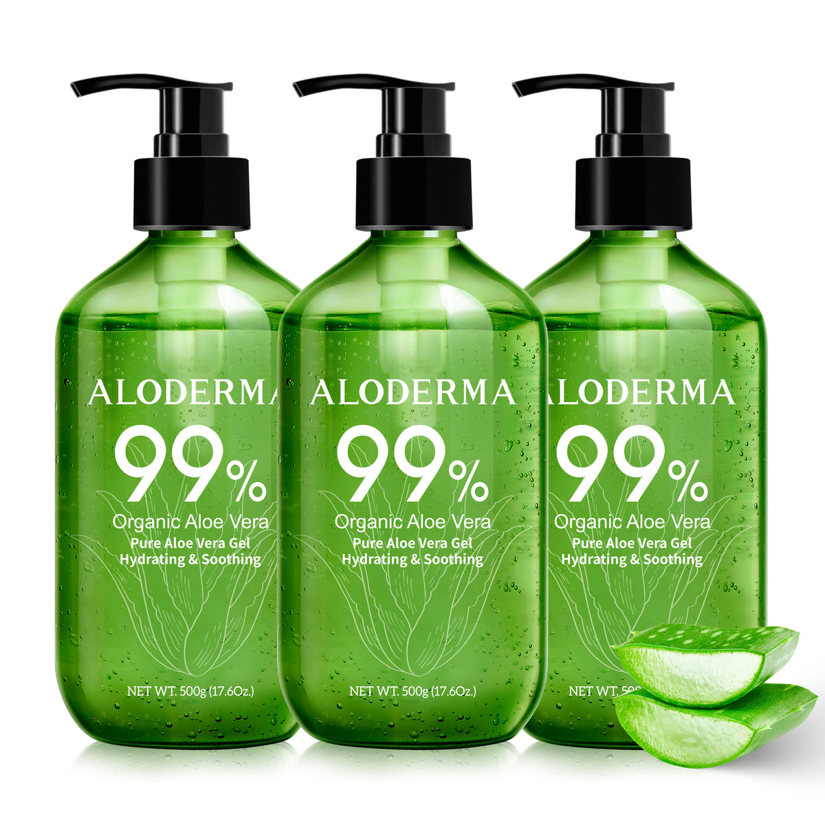 ALODERMA Pure Aloe Vera Gel 500g