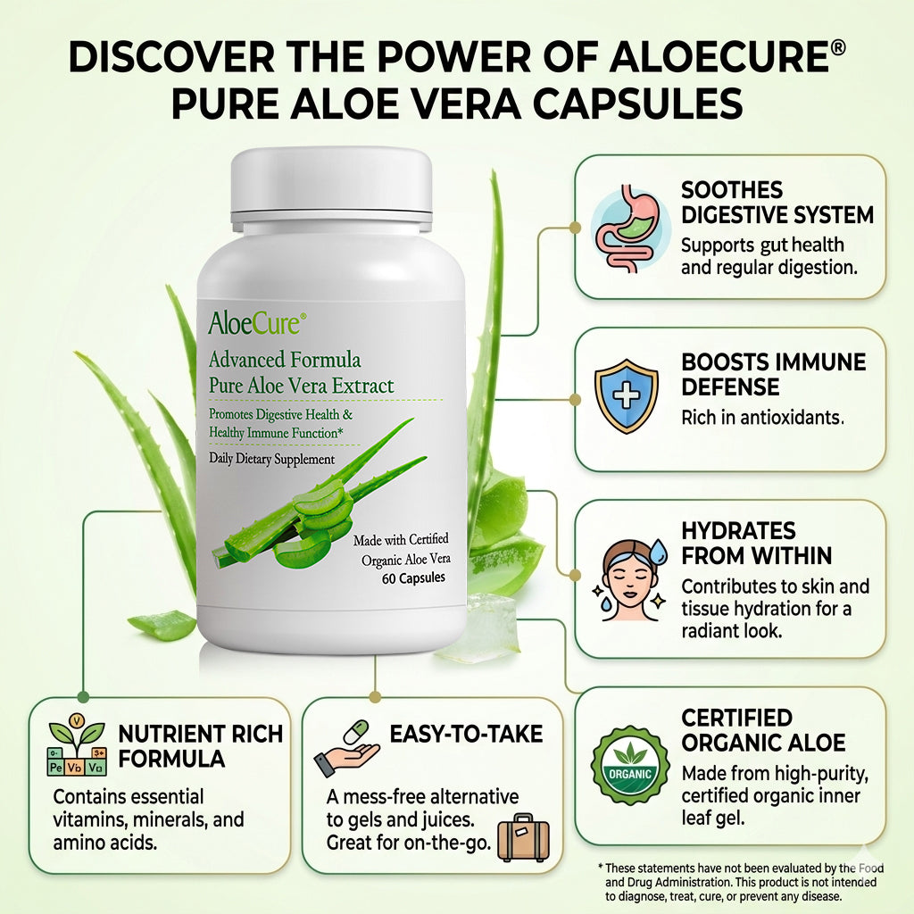 AloeCure Advanced Formula Aloe Capsules