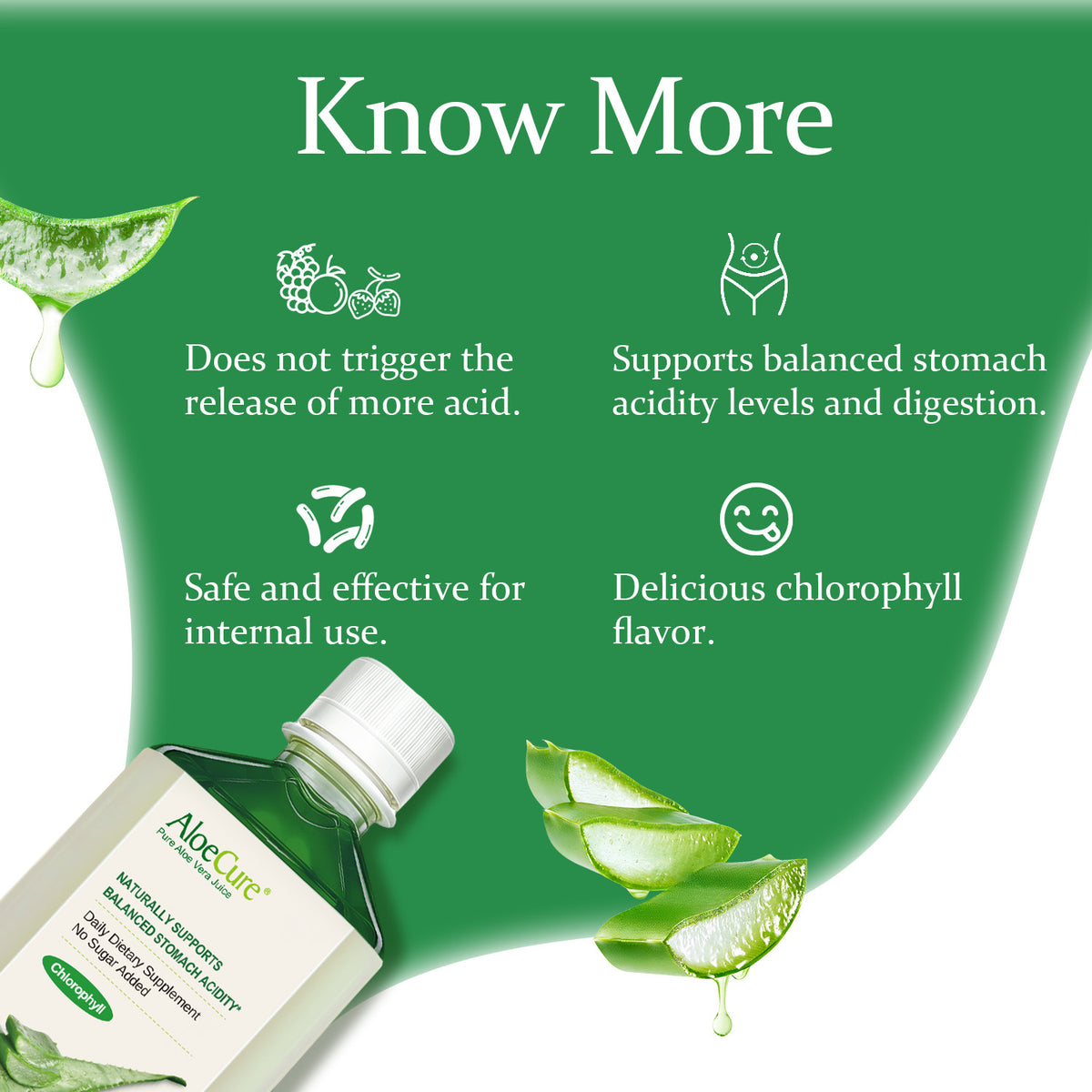 Pure Aloe Vera Juice with Chlorophyll ***NEW***