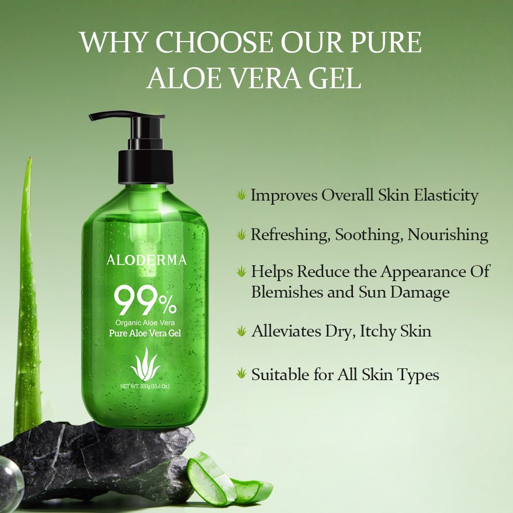 ALODERMA Pure Aloe Vera Gel 300g - AloeCure