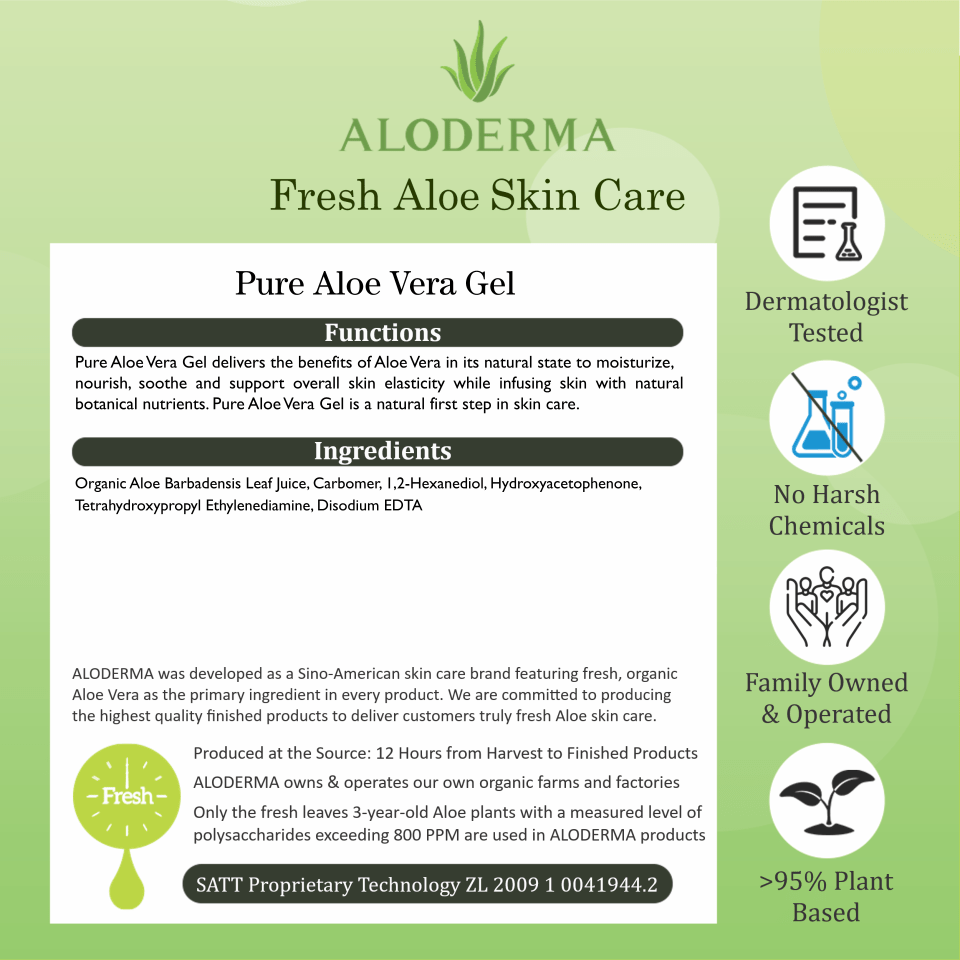 ALODERMA Pure Aloe Vera Gel - 45g - AloeCure