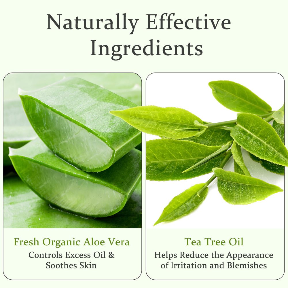 ALODERMA Pure Aloe Vera Gel + Tea Tree Oil