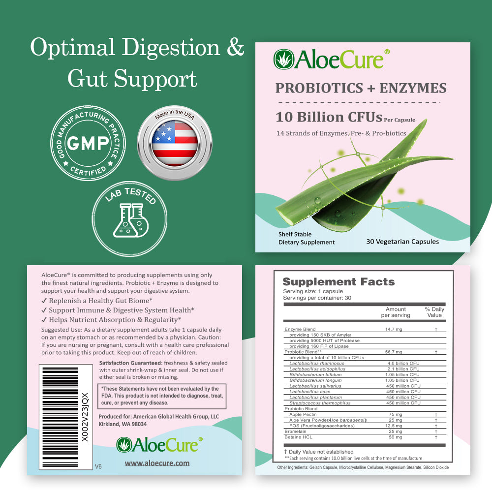 Pre+Probiotic &amp; Digestive Enzyme Blend